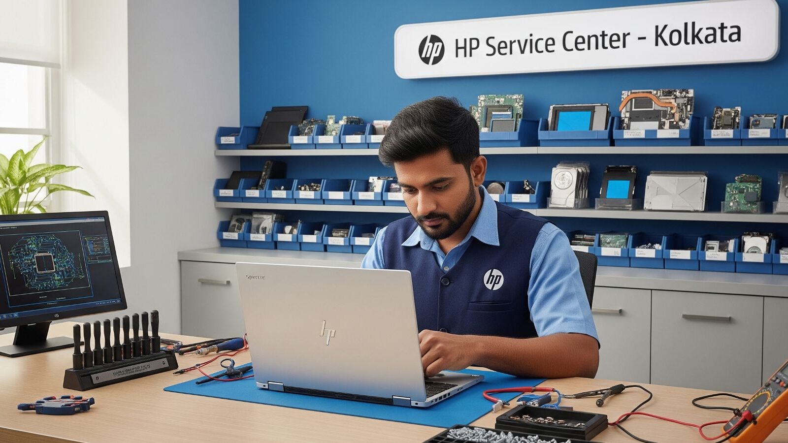 HP laptop repair service center in Ultadanga Kolkata – Techjee